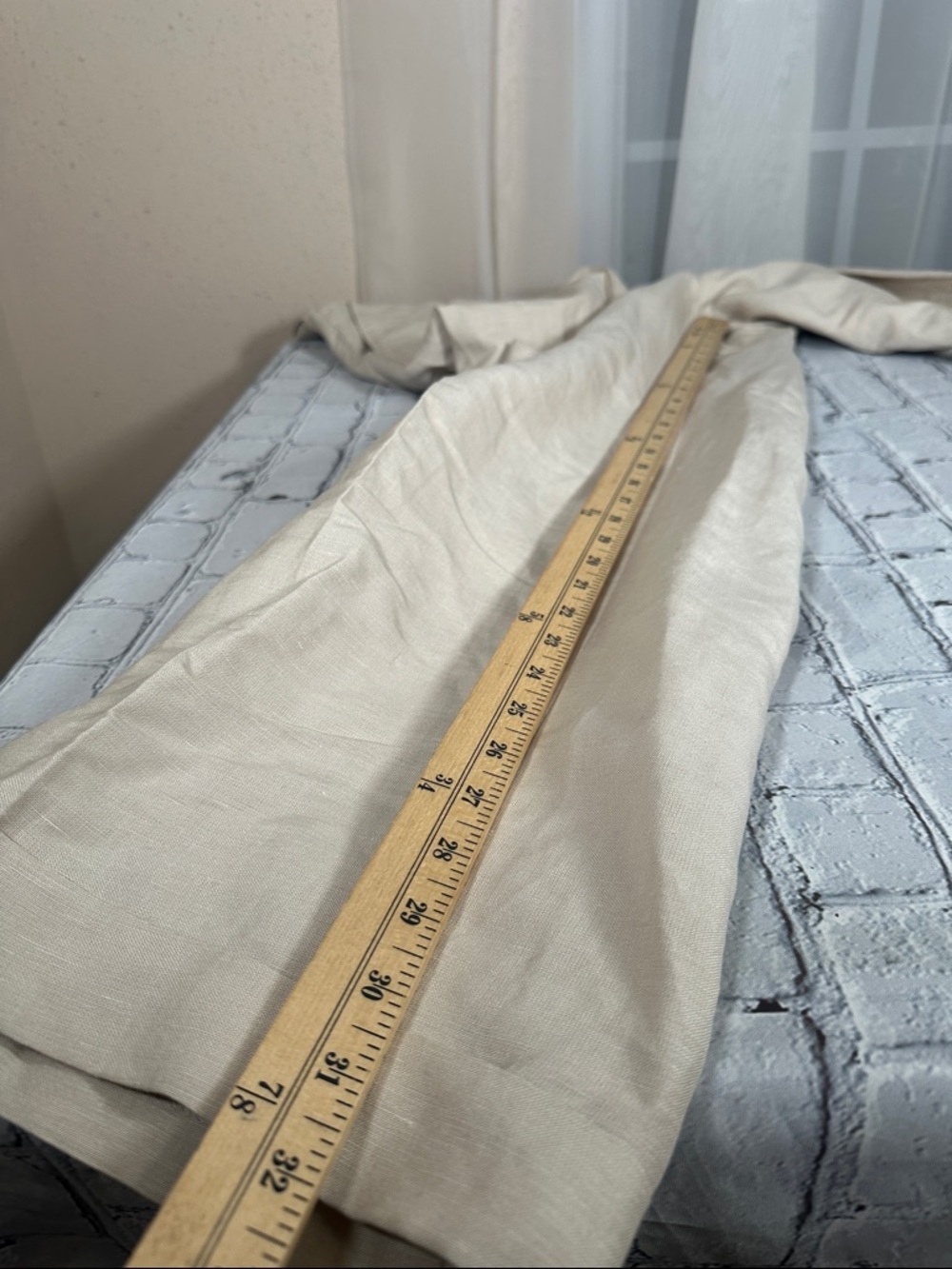 Comfort Zone by George Foreman Waist-Relaxer Linen Blend Pants Khaki size 50x32 - Picture 11 of 14